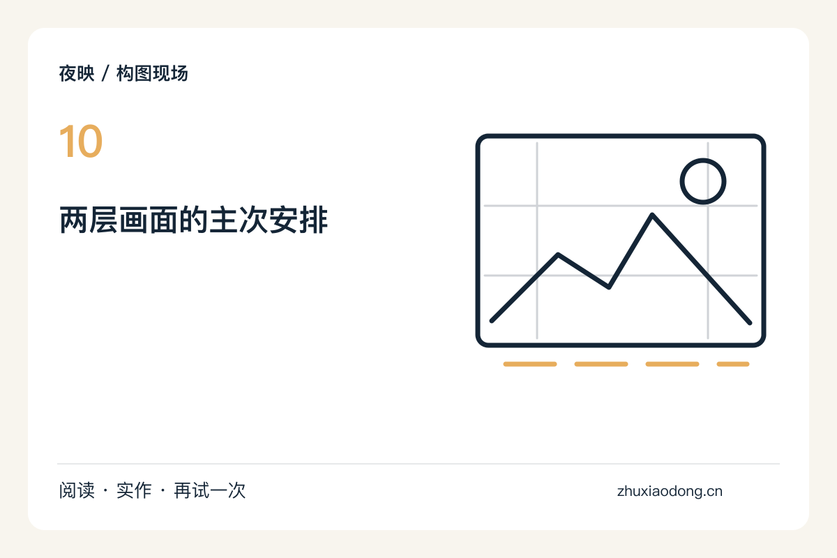 隔着玻璃拍室内外两层景,先给主角留位置主题图解